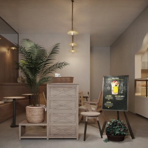 侘寂面包甜品店3D模型下载